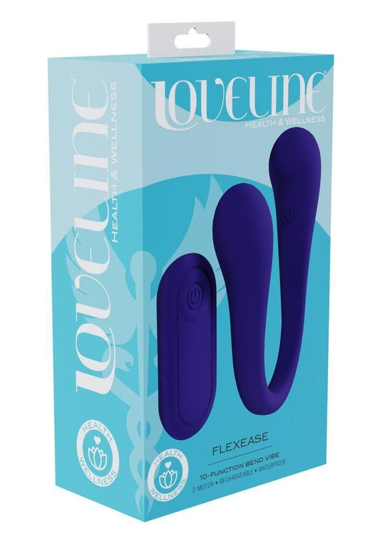 Loveline FlexEase Bend 10 Function Silicone Rechargeable Vibrator