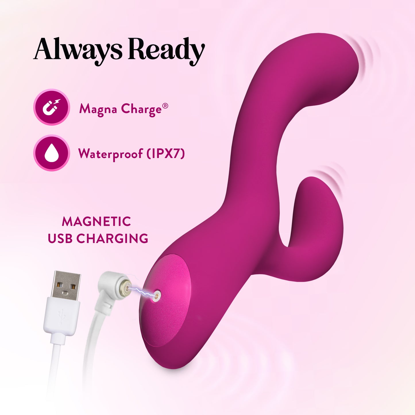 Quinn Rechargeable Silicone Rabbit Vibrator
