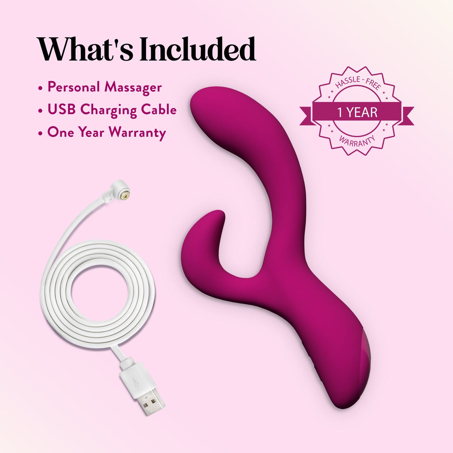 Quinn Rechargeable Silicone Rabbit Vibrator
